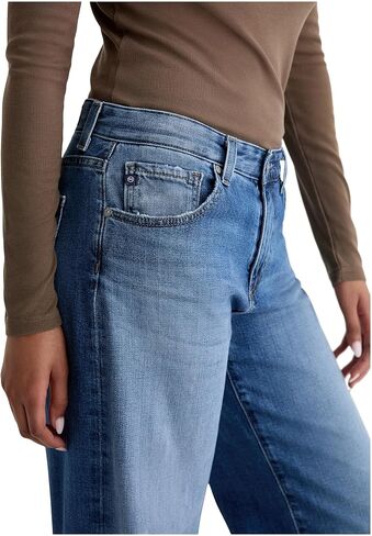 AG Jeans Women's Adria Low Rise Baggy Wide Leg, Stockholm in Saudi Arabia
