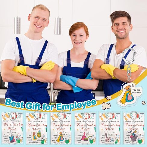 Housekeeping Appreciation Gift Bulk Housekeeping Keychains with Thank You Card Gift Bag Housekeepers Cleaners Favors in Saudi Arabia