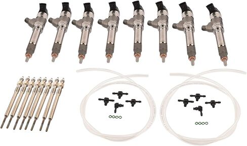 97780144 استبدال مجموعة حاقن وقود الديزل لـ GMC/Chevy Express Savana Sierra Silverado 2500 3500 6.6L 2004-2005 97303657 0986435504 in Kuwait