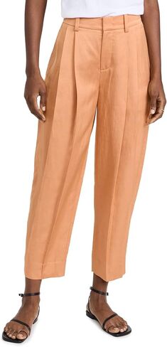 Vince Women's Pleat Front Tapered Pants in Saudi Arabia