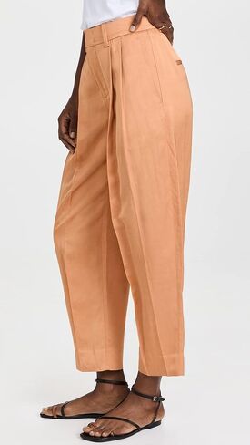 Vince Women's Pleat Front Tapered Pants in Saudi Arabia