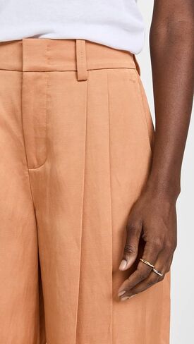 Vince Women's Pleat Front Tapered Pants in Saudi Arabia