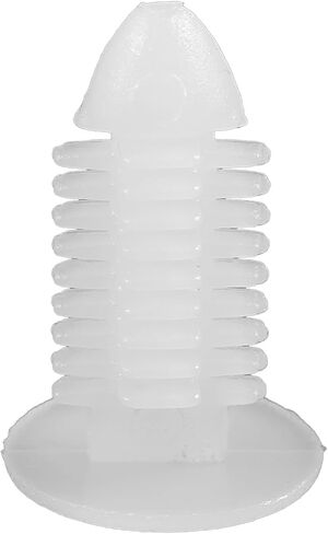 Acropix Universal 8mm push pumper prostener prolips Clips White - Pack من 40 in Saudi Arabia