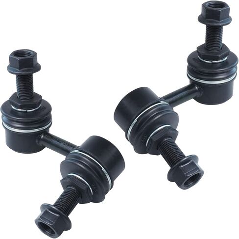 Detroit Axle-2 قضبان التأثير الخلفية لعام 2005-2012 Nissan Pathfinder ، 2005-2018 Armada ، 2 Stabilizer Sway Bar Rinks 2006 2007 2008 2010 2011 in Saudi Arabia