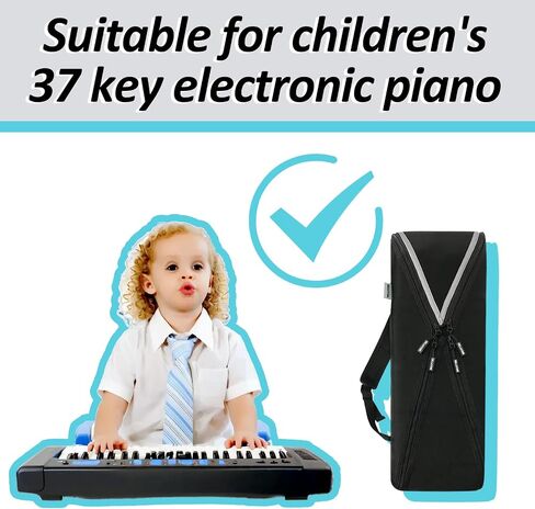 Electronic Keyboard Bag Piano Dust Cover Bag with Adjustable Straps Easy to Carry (22 * 6.5 * 2.5 Inch) in Saudi Arabia