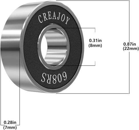 Skateboard Wheels 60mm 95a with Bearings, Set of 4 (Pink) in Saudi Arabia