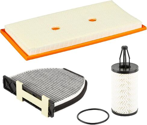 C43139 Engine Air Filter HU7025Z Oil Filter CUK29005 Cabin Air Filter Compatible with W204 W212 C300, C350, E300, E350, E400, GLE350, GLK350, ML350, R350, 2012-2018 in Saudi Arabia