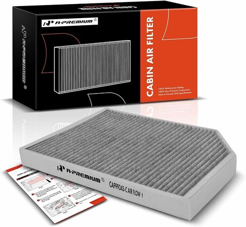 A-Premium Cabin Cabin Filter مع الكربون المنشط المتوافق مع Porsche Panamera 2017-2021 2.9L 4.0L ، Panamera 2019-2020 3.0L ، Panamera 2022-2023 2.9L 4.0L ، Taycan 2020-2023 ، استبدل# 971819429 in Saudi Arabia