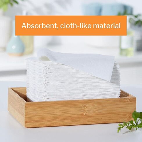 McKesson Disposable Washcloths, Soft, Absorbent and Strong, 10 in x 13 in, 70 Count, 1 Pack in Saudi Arabia