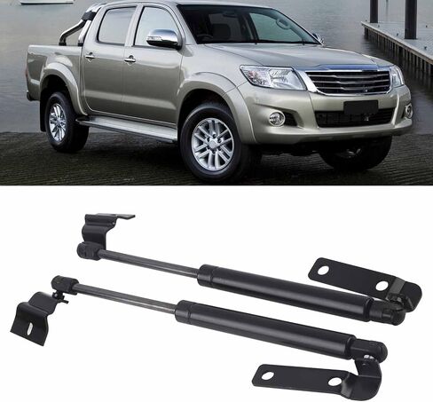 دعم غاز الغاز الأمامي لدعم Hilux VIGO SR5 2005-2014 ، 2pcs غطاء محرك غطاء محرك السيارة الأمامي بدعود الصلب الكربون in Saudi Arabia