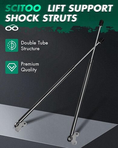 SCITOO 4306 22.71Inch Lift Supports Fit for Acura Legend 1991-1995 Front Left and Right Hood Shock Struts 2pcs in Saudi Arabia