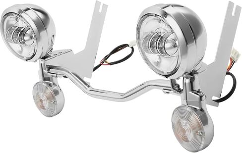 XMT-MOTO LED Passing Turn Signal Driving Fog Spot Light Bar For Harley Road King, Electra Glide and other Touring Models 1994-2024 in Saudi Arabia