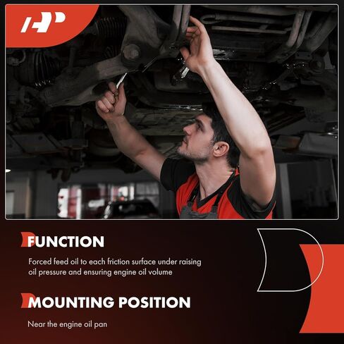 A-Premium Engine Oil Pump with Seal Ring Compatible with Honda Accord 1990 1991 1992 1993 1994 1995, 2.2L in Kuwait