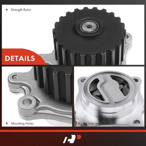 A-Premium Engine Oil Pump with Seal Ring Compatible with Honda Accord 1990 1991 1992 1993 1994 1995, 2.2L in Kuwait