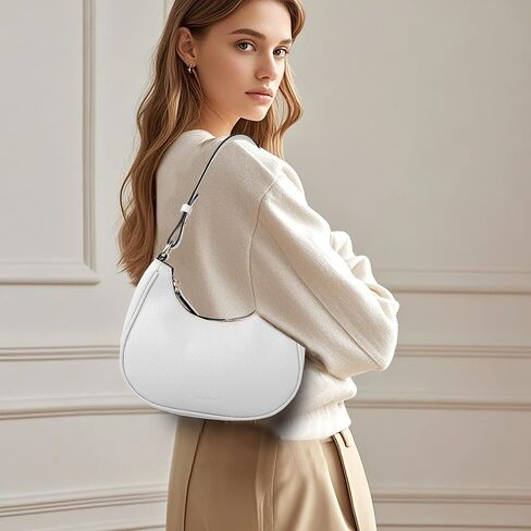 Small Shoulder Bag for Women Cute Hobo Purses and Handbags Crescent Shoulder Bag with Guitar Strap and Pendant in Kuwait