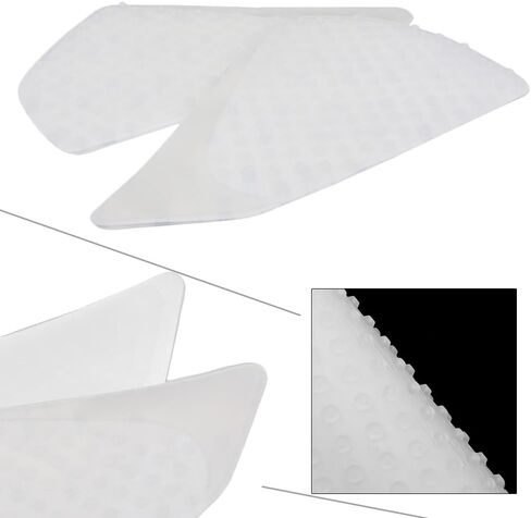 Motorcycle Tank Side Traction Pad, Anti Slip sticker, Gas Tank Pad for HONDA CBR1000RR 2004-2007, White in Saudi Arabia