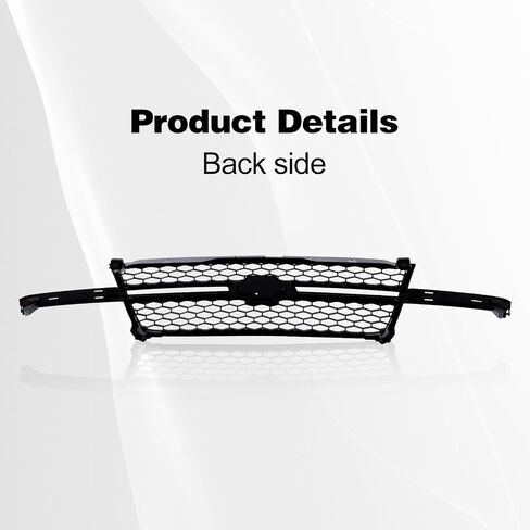 Front Grille Grill Chrome Frame With Textured Black Honeycomb Insert Compatible With Silverado 2003-2006 1500 HD / 2500 HD / 3500 &2007 1500 HD/2500 HD/ 3500 Classic (W/O Molding Trim) in Saudi Arabia