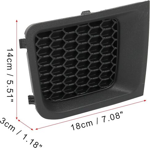 X AUTOHAUX Car Front Right Side Lower Bumper Grille 5XB63LXHAA for Jeep Renegard 2015-2017 in Saudi Arabia