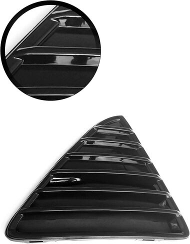 Partsflow Right Passenger Side Front Lower Grill Grille Cover Bumper Insert Fog Light Cover Gloss Black RH Compatible With 2012 2013 2014 Ford Focus FO1039115 in Saudi Arabia