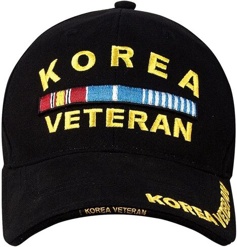 Rothco Deluxe Korea المخضرم منخفضة المشاركة غطاء ، أسود in Kuwait