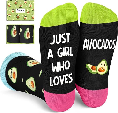 Happypoppop Women Lemon Loves Socks Novelty - مجرد فتاة تحب الجوارب الوردية Lemons in Kuwait