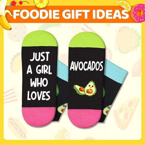 Happypoppop Women Lemon Loves Socks Novelty - مجرد فتاة تحب الجوارب الوردية Lemons in Kuwait