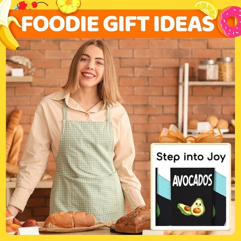 Happypoppop Women Lemon Loves Socks Novelty - مجرد فتاة تحب الجوارب الوردية Lemons in Kuwait