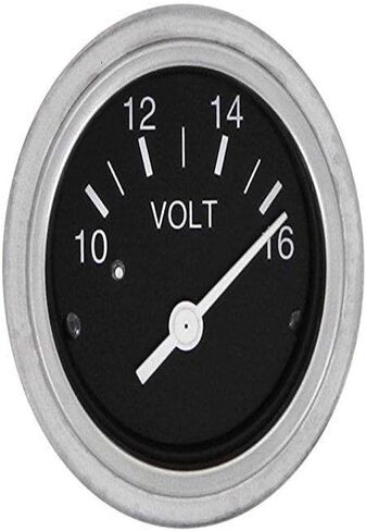 Sierra International 80134p ، Voltmeter ، نايلون الثقيل ، 2 بوصة ، 12 فولت ، 10 إلى 16 VDC in Kuwait