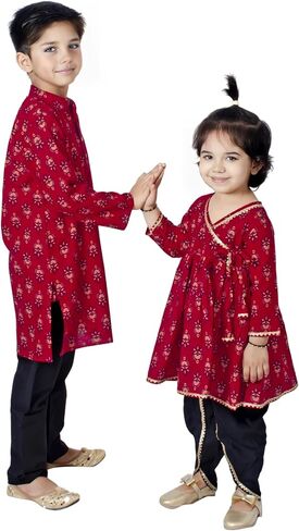 Chandrakala Kids Kurta Bottom Set for Boys (KK118-P) in Saudi Arabia