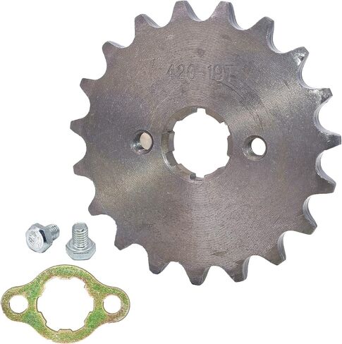 Motorcycle 420-19T-20mm Front Sprocket Fits for 50cc 70cc 90cc 110cc 125cc 140cc 160cc Dirt Pit Bike Mini Bike ATV Quad Wheeler Moped in Kuwait