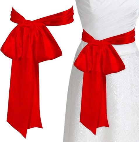 حزام شيفون الشيفون الطويل لللباس حزام الخصر لحفل الزفاف وصيفات الشرف. in Kuwait