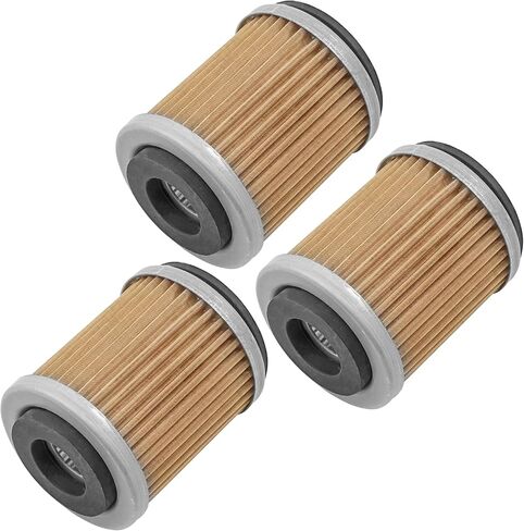 Caltric 3 Pack Filter متوافق مع Yamaha Terra Pro 350 YFP350 YFP-350 Kodiak 400 YFM400 YFM-400 4WD 1988 1993-1999 in Saudi Arabia