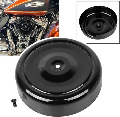 CHROME 8 "Round Air Cleaner Cover لـ Harley Sportster 1200/883 XL (1200V) 2012-2023 Softail Deluxe FLSTN 2011-2017 FXST 2011-2017 in Saudi Arabia