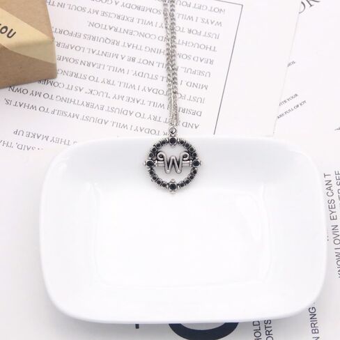 Songchangjewelry addams سبيكة قلادة قلادة merch - BFF أفضل صديق الصداقة الأزواج مطابقة القلادة - هالوين cosplay ملحقات النساء الرجال الرجال المجوهرات هدية in Kuwait