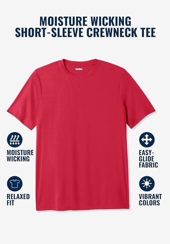 Kingsize Men's Big & Tall No Flow Crewneck Tee in Kuwait