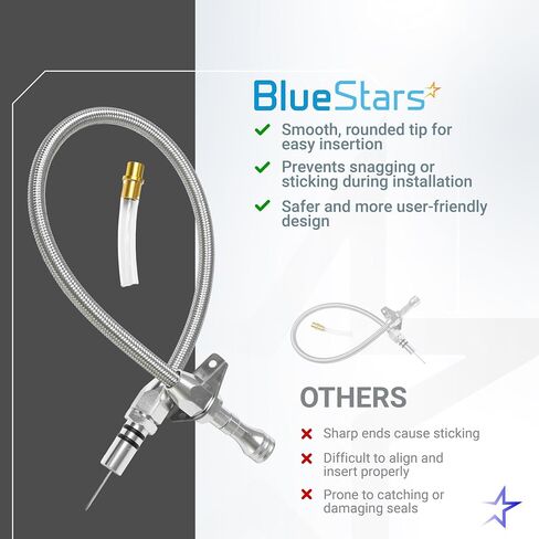 انتقال Bluestars dipstick خرطوم مضفر مقاوم للصدأ ل Chevy GM Th350 Th400 700r4 Tranny SBC BBC Trans in Saudi Arabia