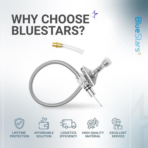 انتقال Bluestars dipstick خرطوم مضفر مقاوم للصدأ ل Chevy GM Th350 Th400 700r4 Tranny SBC BBC Trans in Saudi Arabia