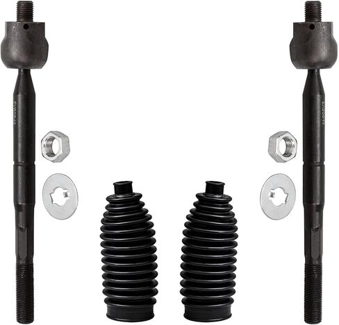 Detroit Axle-مجموعة Rods Inner Inner Inner لعام 2004-2007 Toyota Highlander 2007-2009 Lexus Rx350 2004-2006 Rx330 2 Inner Tie Rod End Links 2 Boots Replication in Saudi Arabia