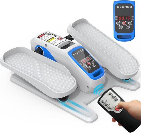 Under Desk Elliptical Machine, Electric Ellipse Leg Exerciser for Senior, Quiet and Compact Electric Seated Pedal Exerciser for Home with Display Monitor, Remote Control and 12 Adjustable Speeds in Saudi Arabia