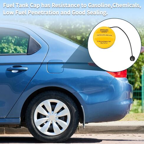 Gas Fuel Cap for Chevrolet Suburban Tahoe 2015-2016 Fuel Filler Cap Black White Yellow in Saudi Arabia