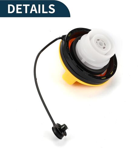 Gas Fuel Cap for Chevrolet Suburban Tahoe 2015-2016 Fuel Filler Cap Black White Yellow in Saudi Arabia