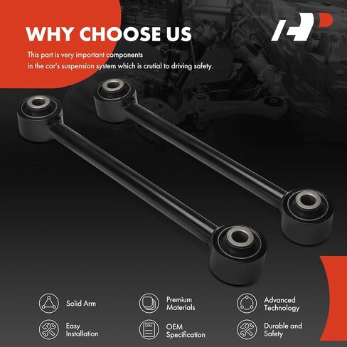 A-Premium 2 x Rear Forward Lower Control Arms, with Bushing, Compatible with Honda Pilot 2003-2008, Odyssey 1999-2004 & Acura MDX 2001-2006 in Saudi Arabia
