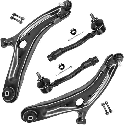 Detroit Axle - 4pc infence infensive kit for 2010-2013 Kia Soul [مع انتقال تلقائي] ، أذرع تحكم منخفضة مع مفاصل الكرة الخارجية 2011 2012 استبدال in Saudi Arabia