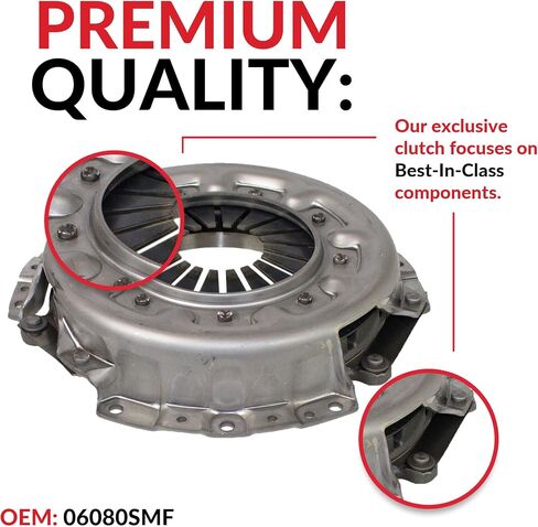 Conversion Clutch مع مجموعة دولاب الموازنة متوافقة مع خط الاستواء Frontier S Se SV XE 2005-2019 2.5L 2488CC 152CU. في. L4 غاز DOHC بشكل طبيعي (06080SMF) in Saudi Arabia