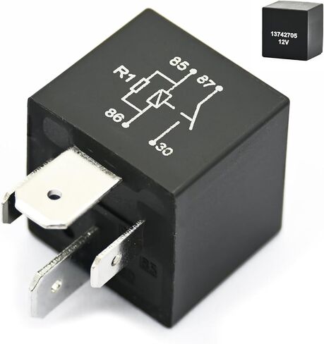 1 Pcs 897H-1AH-D-R1 U02, 13742705, 2705 Blower Motor/Accessory Relay Fit for Elantra GT Grand Cherokee Sorento Optima Palisade Telluride Journey Sonata Dart Forte, 12V 50A 4 Pins in Saudi Arabia