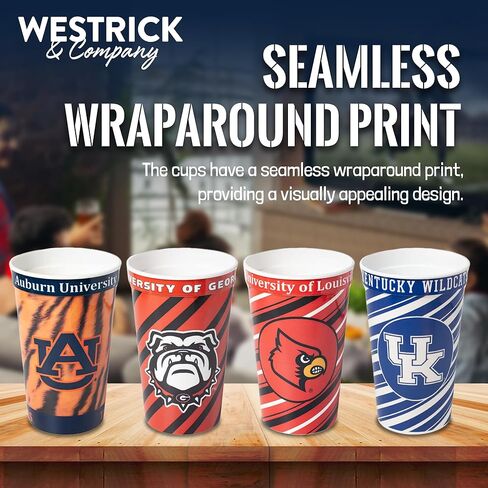 Miami Hurricanes 24 oz Souvenir Cups - 4/pkg. in Saudi Arabia