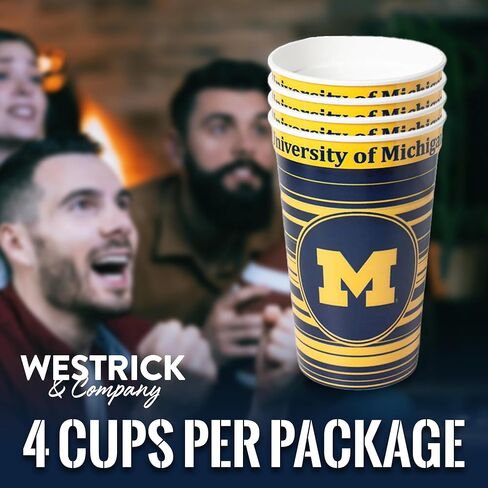 Miami Hurricanes 24 oz Souvenir Cups - 4/pkg. in Saudi Arabia