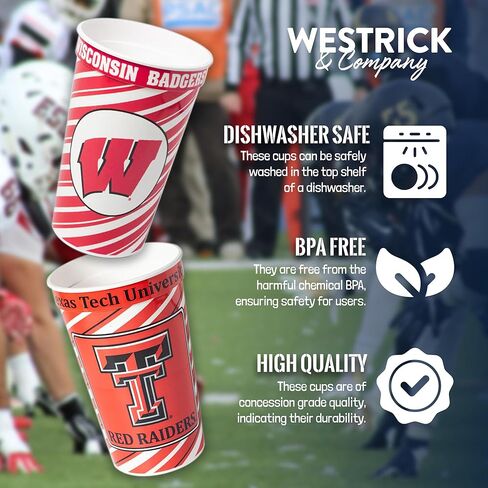 Miami Hurricanes 24 oz Souvenir Cups - 4/pkg. in Saudi Arabia
