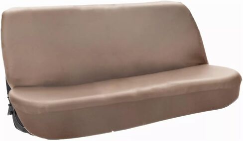 تغطية مقعد الشاحنة الكاملة الحجم الكامل ل Ford for Chevy لشاحنات Dodge ذات الحجم الكامل (Pu Leather ، Beige Deluxe) in Saudi Arabia