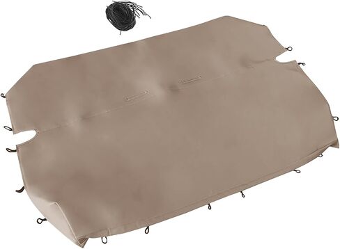 تغطية مقعد الشاحنة الكاملة الحجم الكامل ل Ford for Chevy لشاحنات Dodge ذات الحجم الكامل (Pu Leather ، Beige Deluxe) in Saudi Arabia